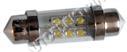 Žárovka LED, 24V/(5W), SV8,5 sufit, bílá, spotřeba 0,7W, 38mm