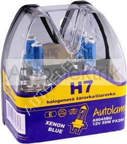 Krabička XENON BLUE, H7, 12V 55W, PX26d, 2KS